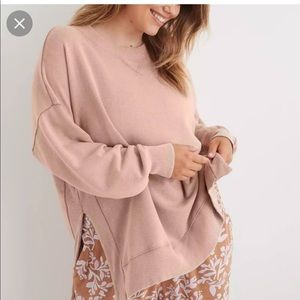 Aerie good vibes oversized sweatshirt